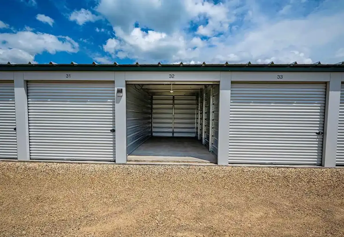 open storage unit