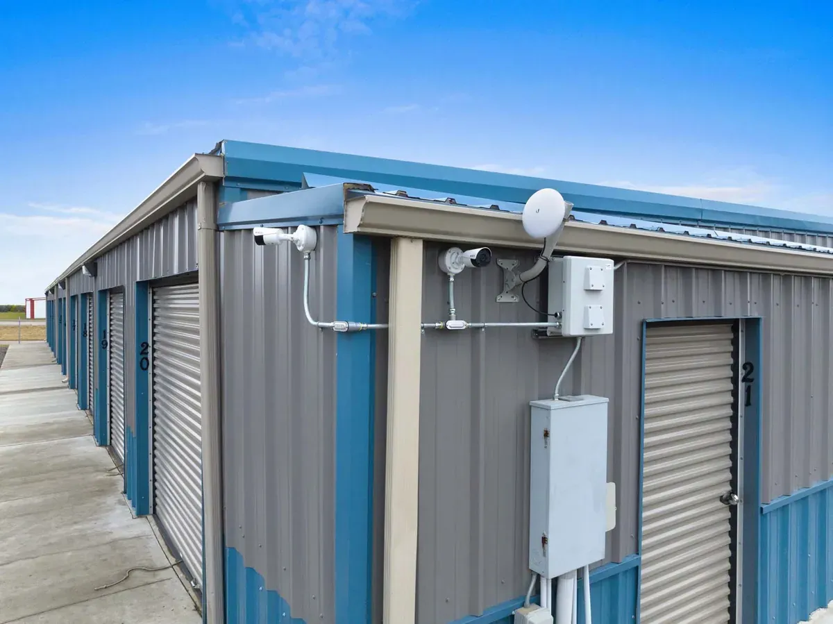 security camera and lighting