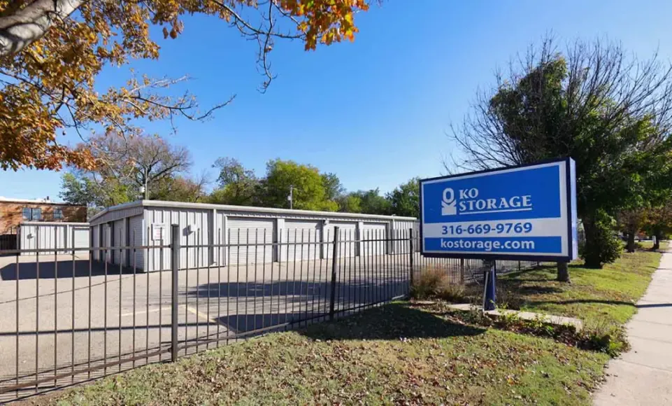 Exterior sign at KO Self Storage