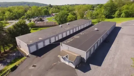 Self storage units with drive-up access for large items