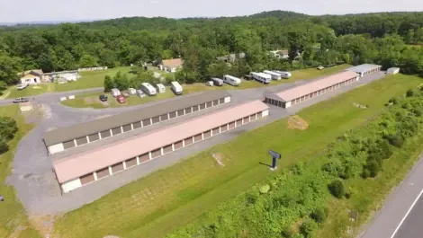 Aerial view of the facility