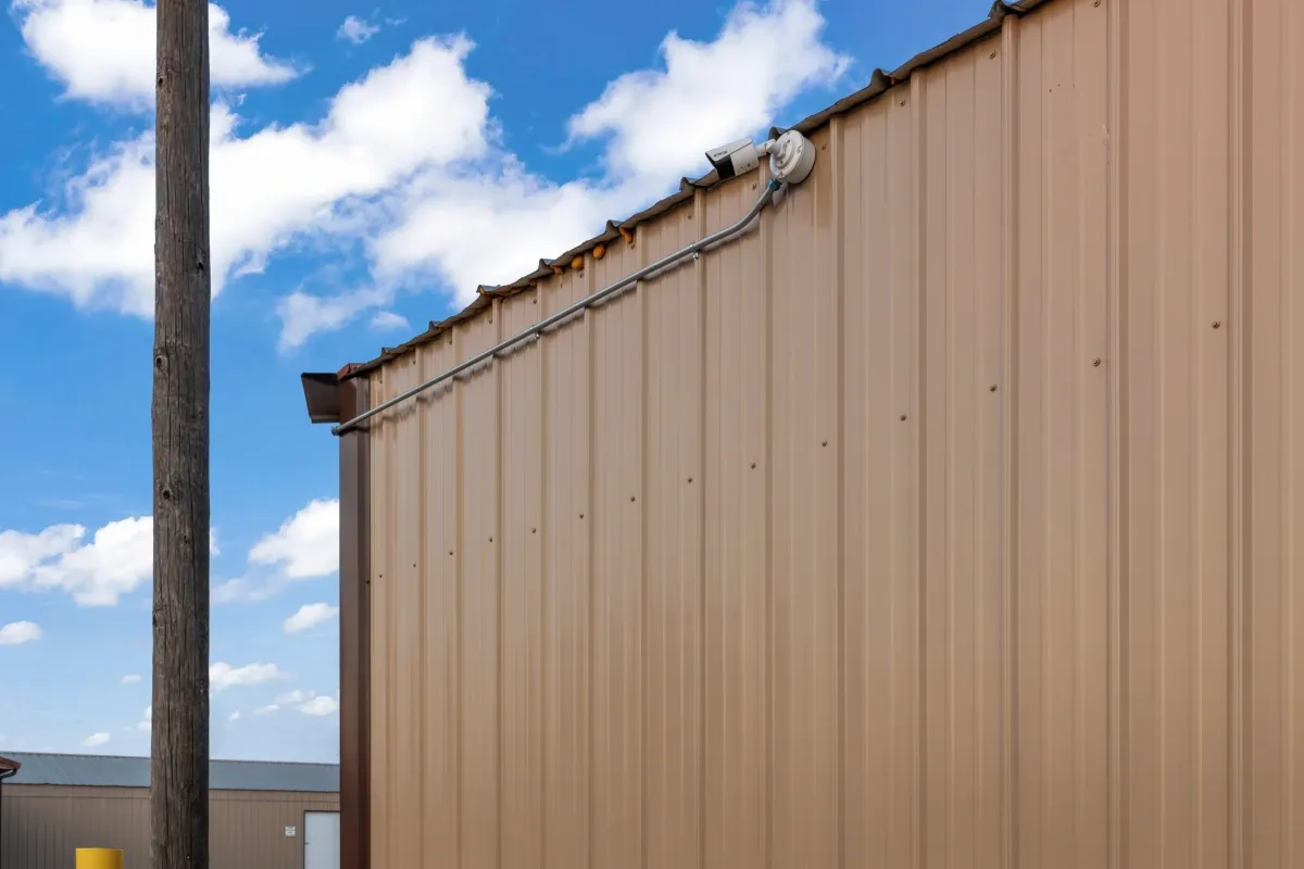 Security camera for facility