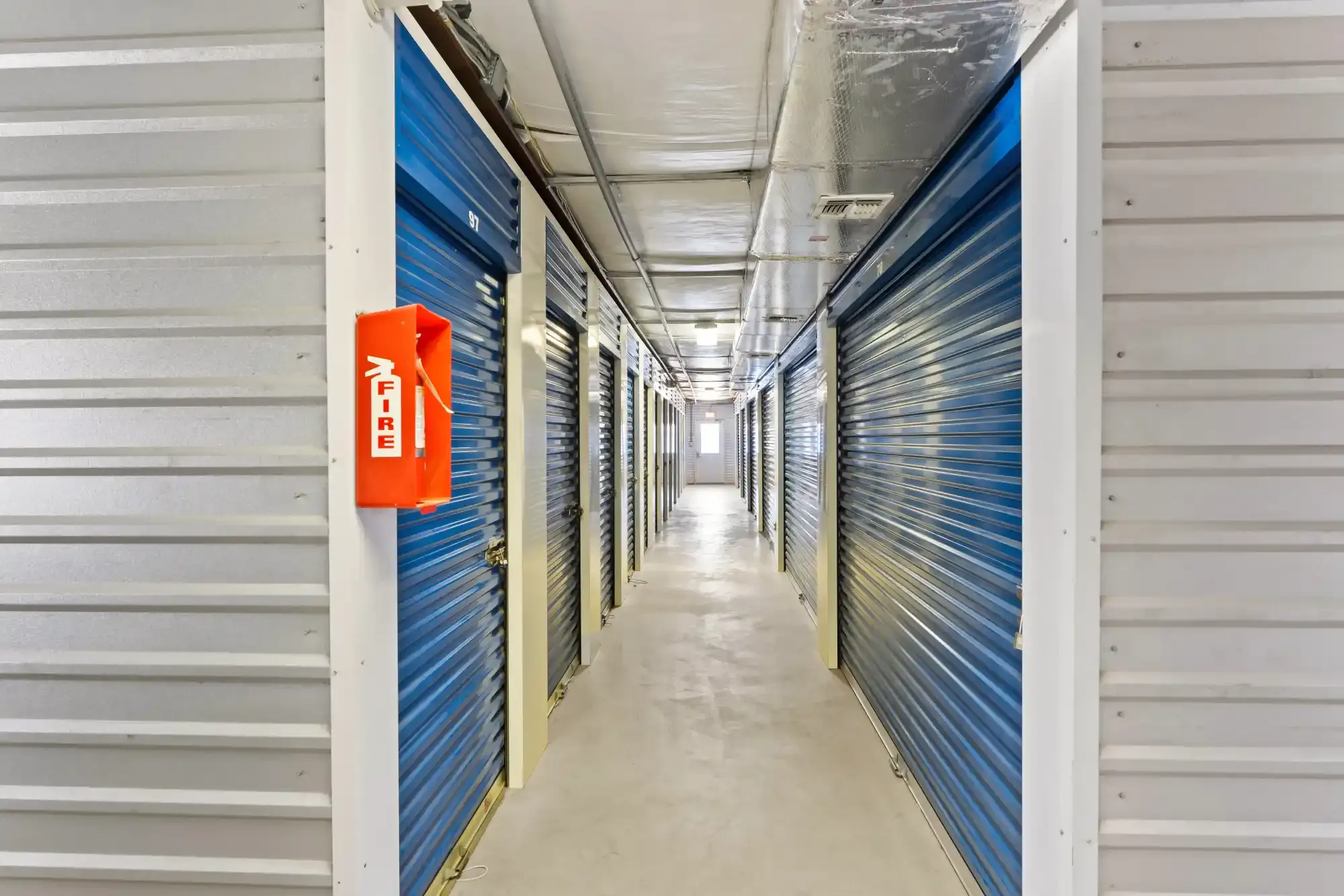 Indoor storage units