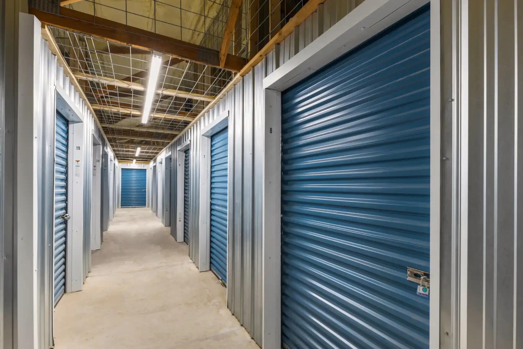 Indoor storage units