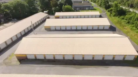Modern storage facility exterior designed for easy access
