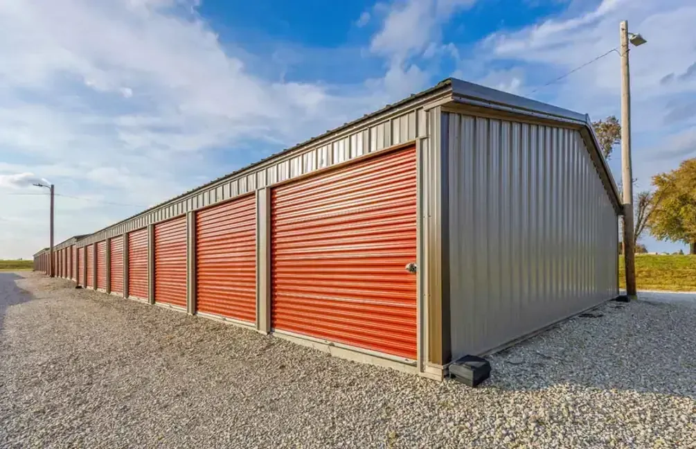 Corner of a unit building.