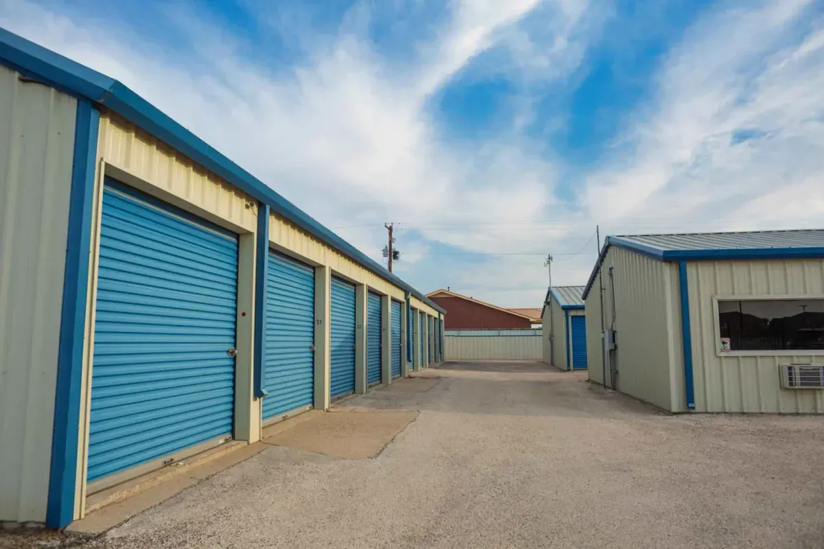 Drive up storage units