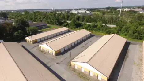 Spacious indoor storage facility with easy navigation