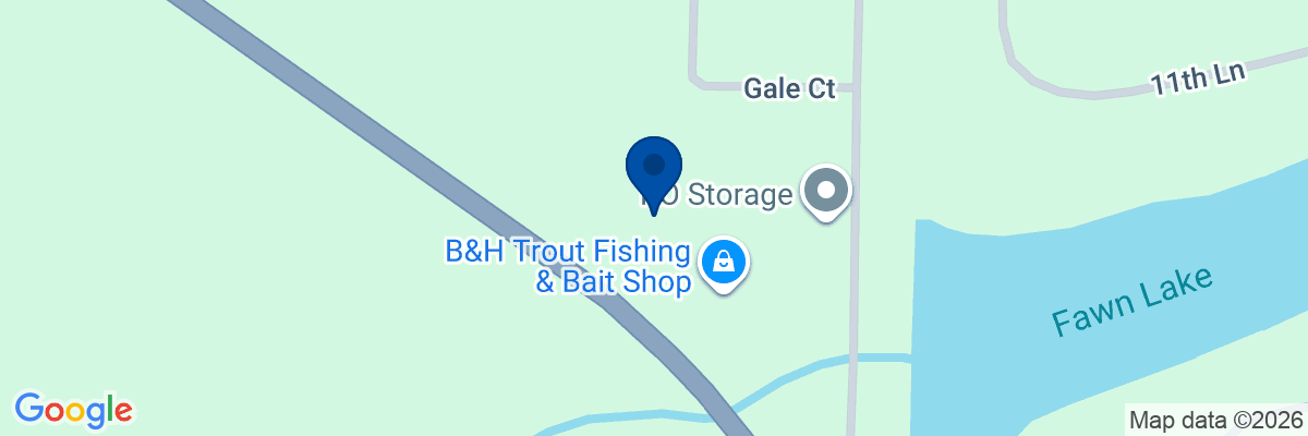 Map showing facility locations