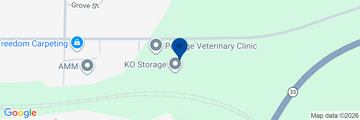 Map showing facility locations