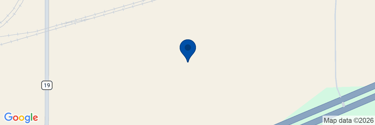 Map showing facility locations