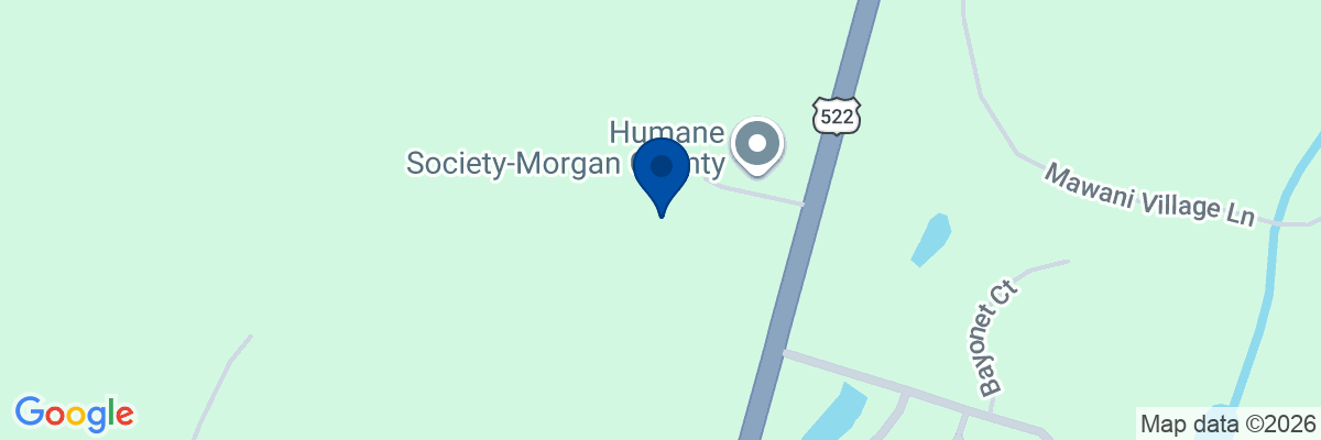 Map showing facility locations