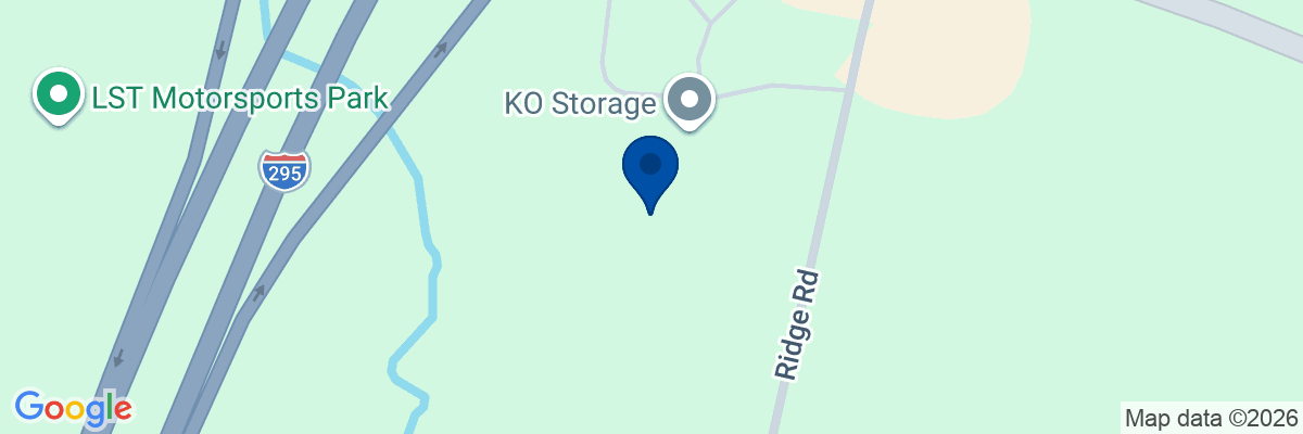 Map showing facility locations