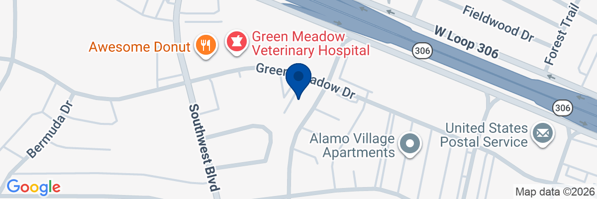 Map showing facility locations