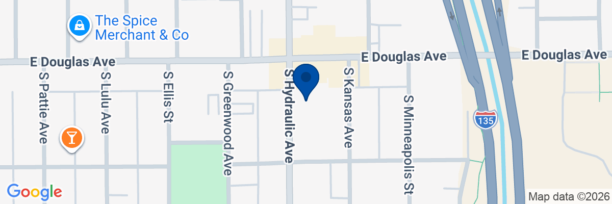 Map showing facility locations