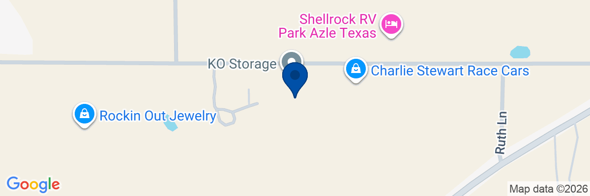 Map showing facility locations