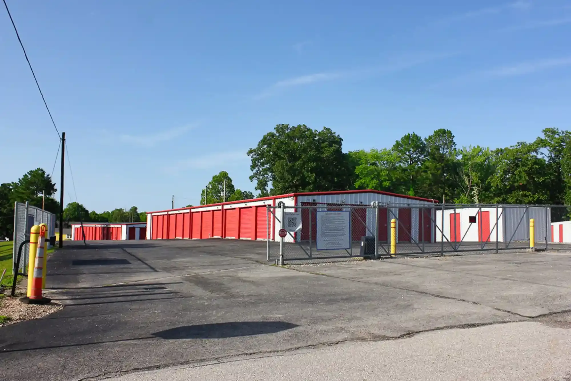 Security gate at KO Storage