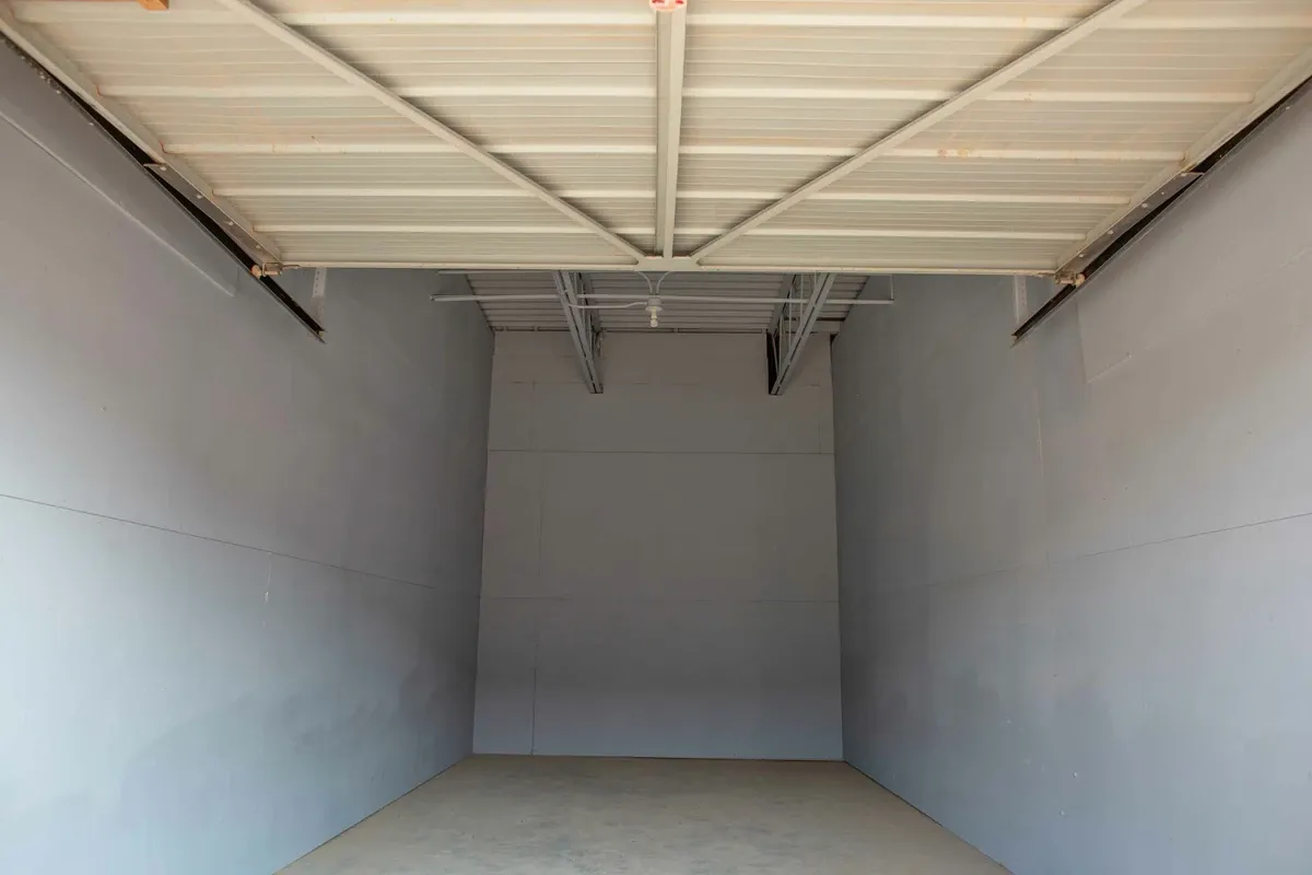 Inside of a storage unit