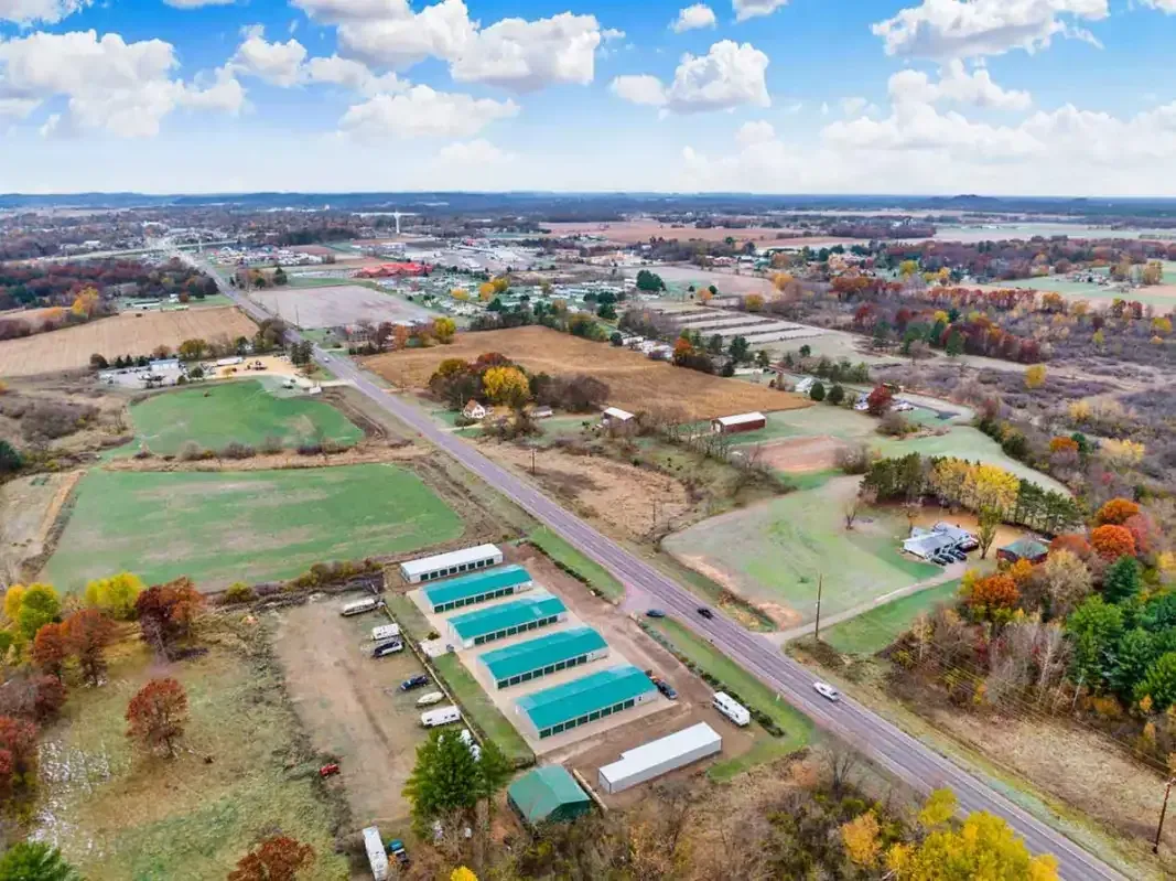 Aerial view KO Storage