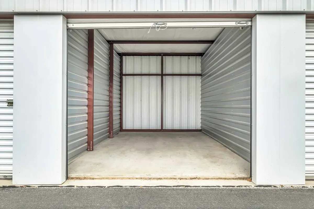 Open storage unit  at KO Storage