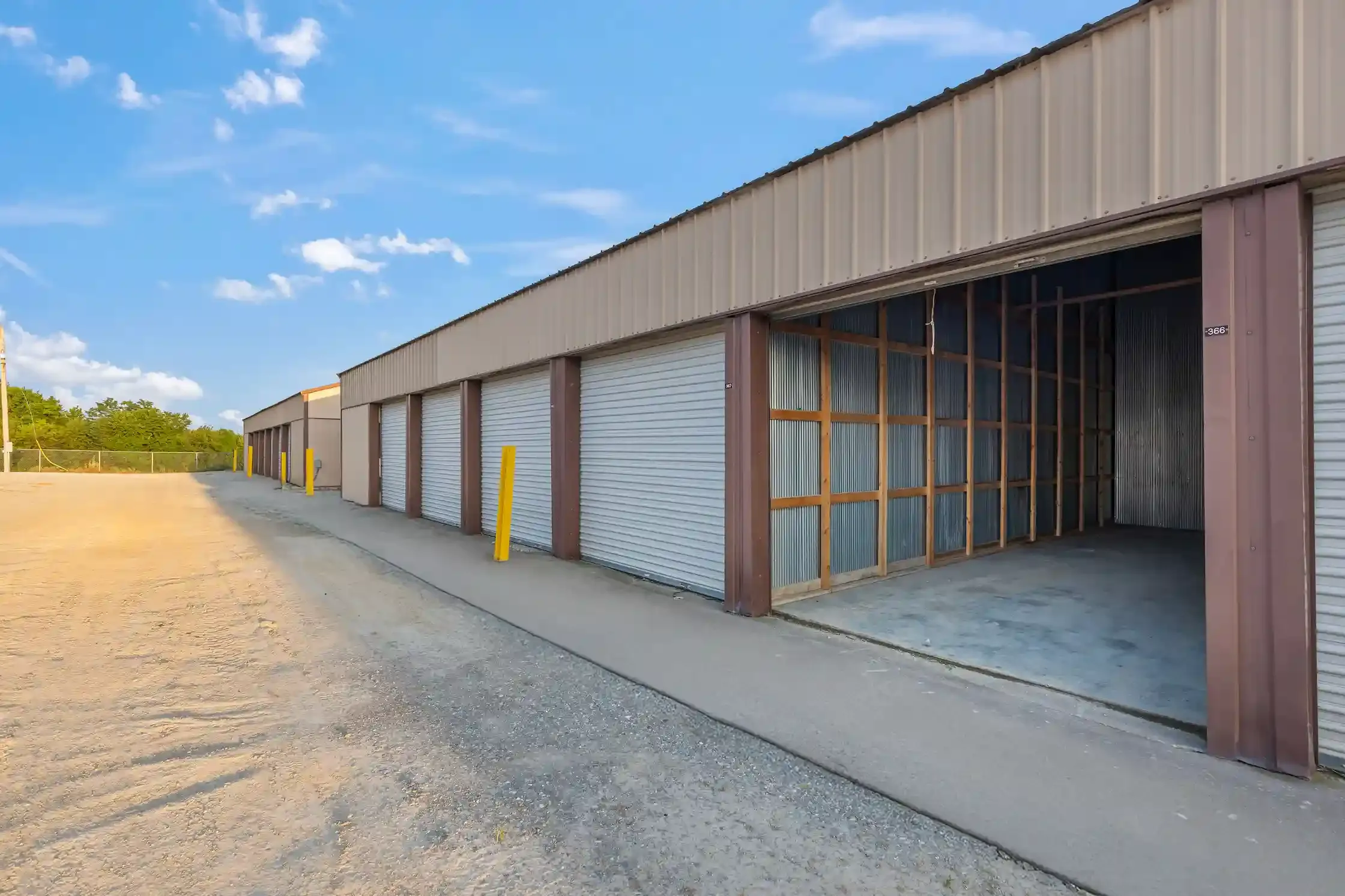 Drive up storage units