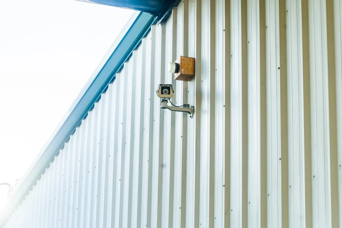 Security camera for facility