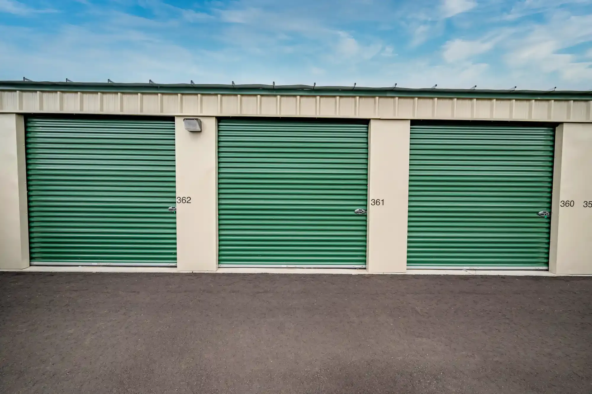 storage unit doors
