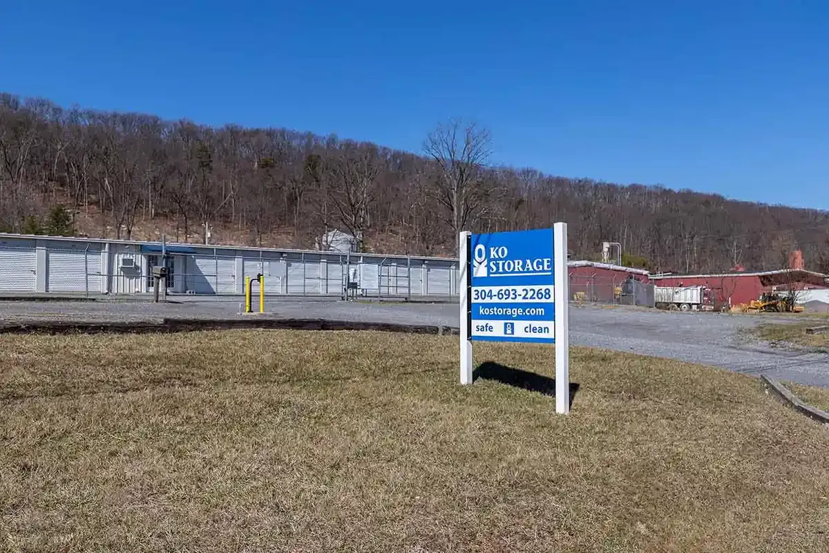 KO Storage facility sign