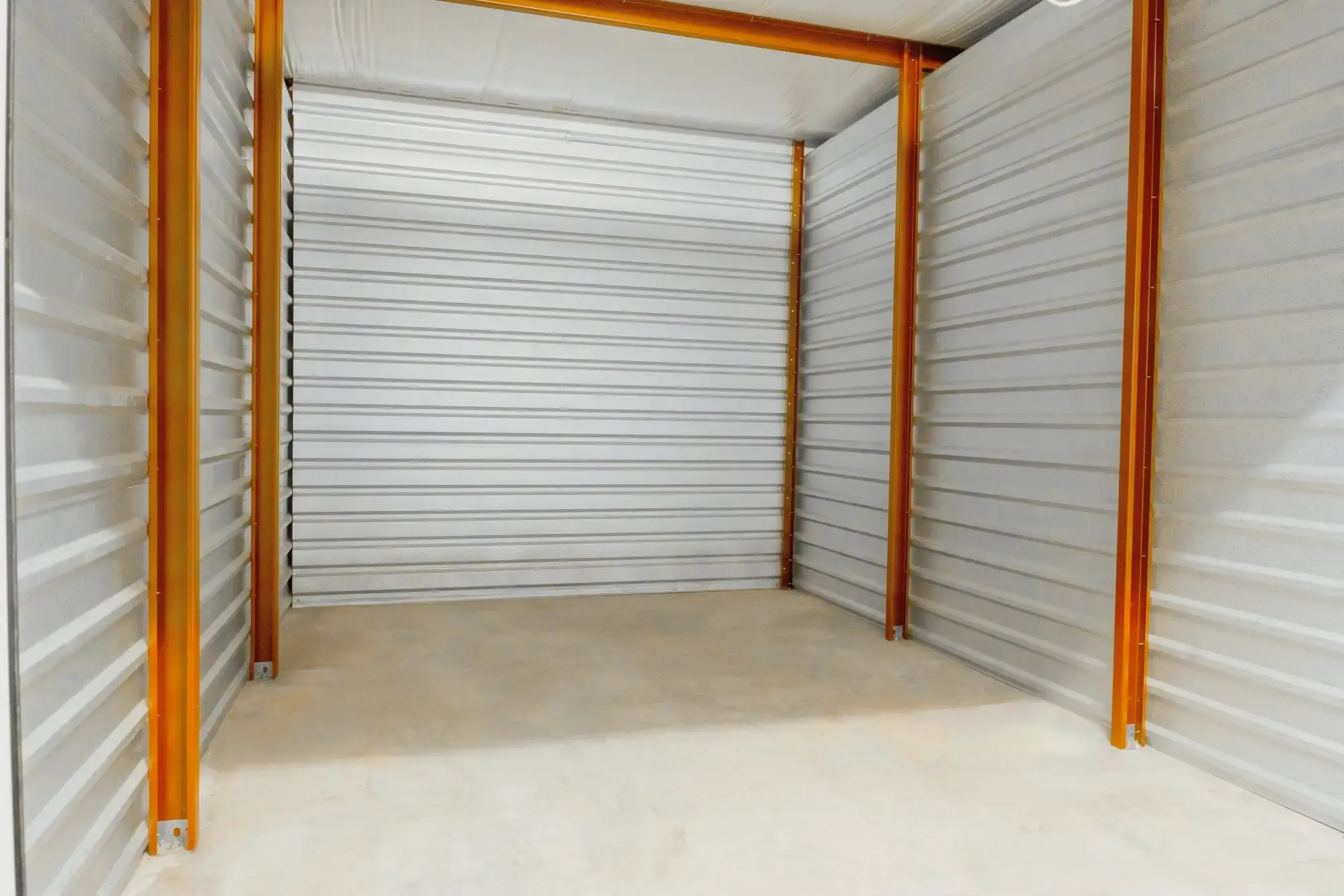 Inside of a storage unit