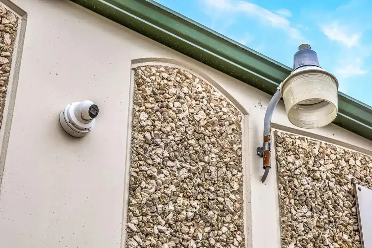 Security camera for facility