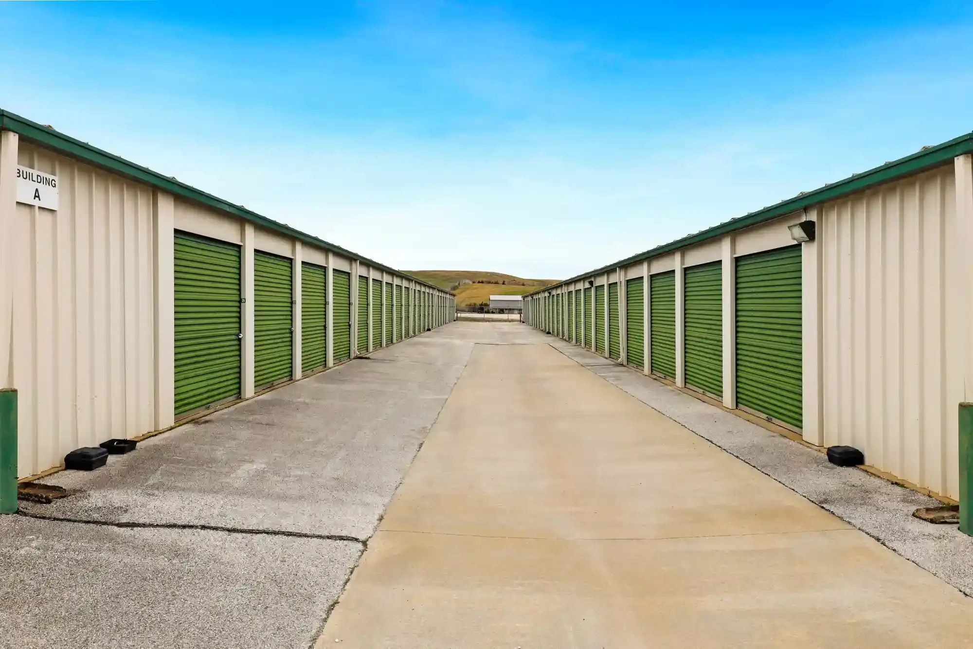Drive up storage units