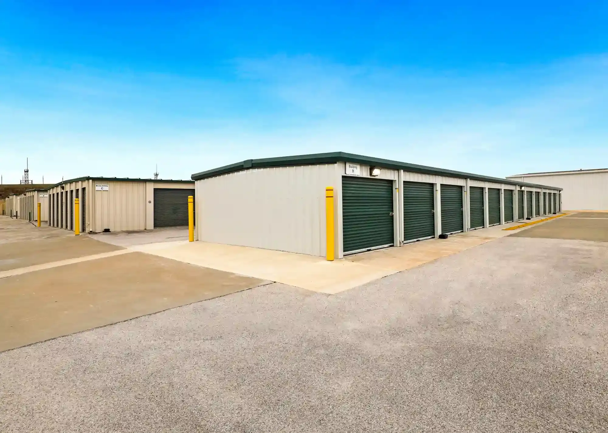 Drive up storage units