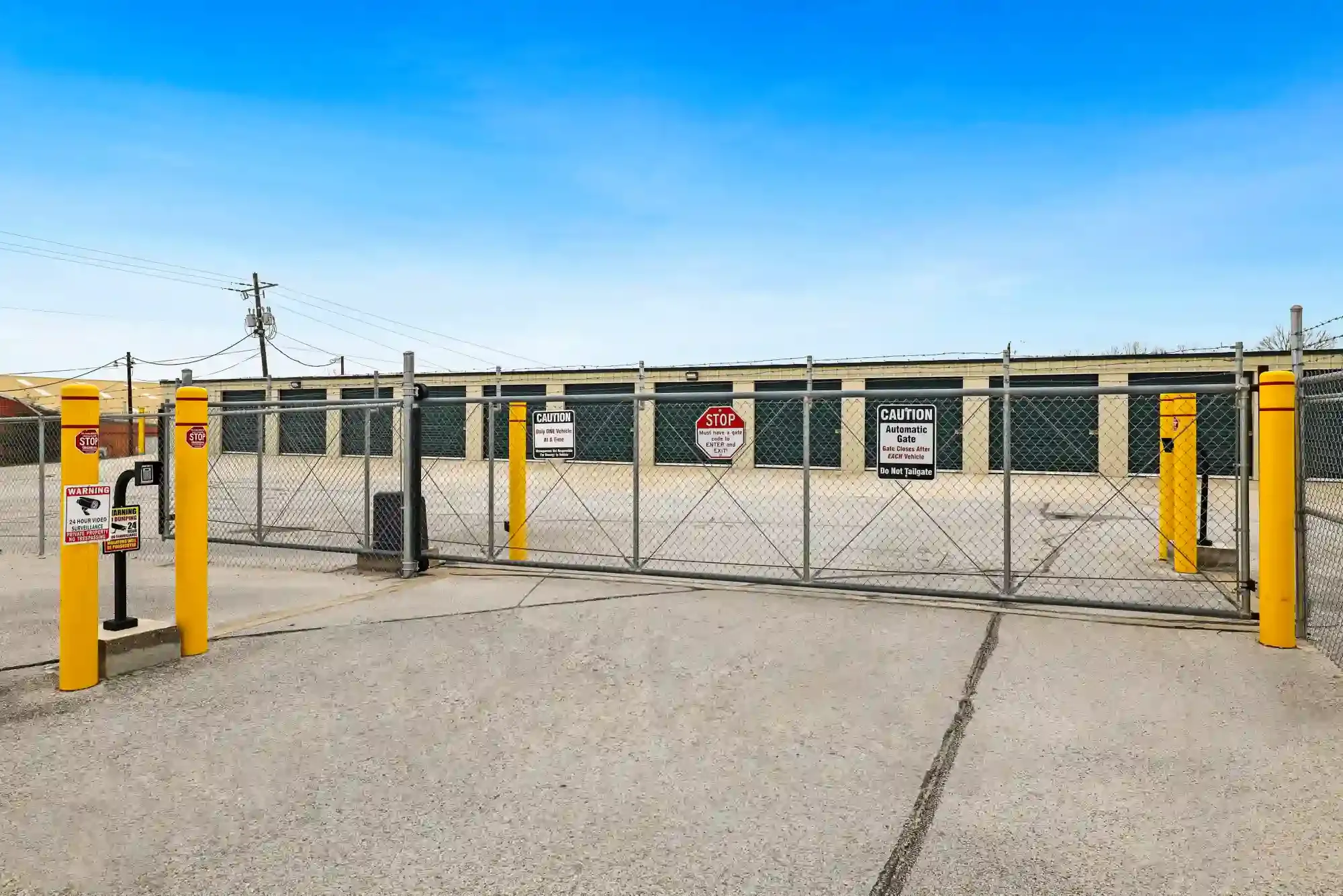 Gated storage facility