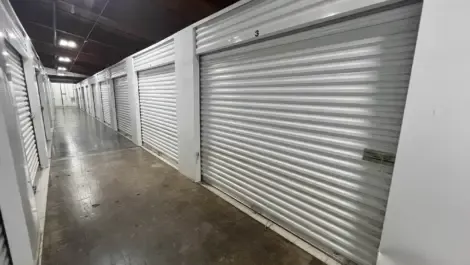 Large indoor storage unit at KO Storage in Topeka on S Kansas Ave
