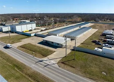 Aerial view of KO Storage