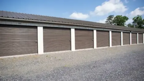 Self storage units with drive-up access for large items