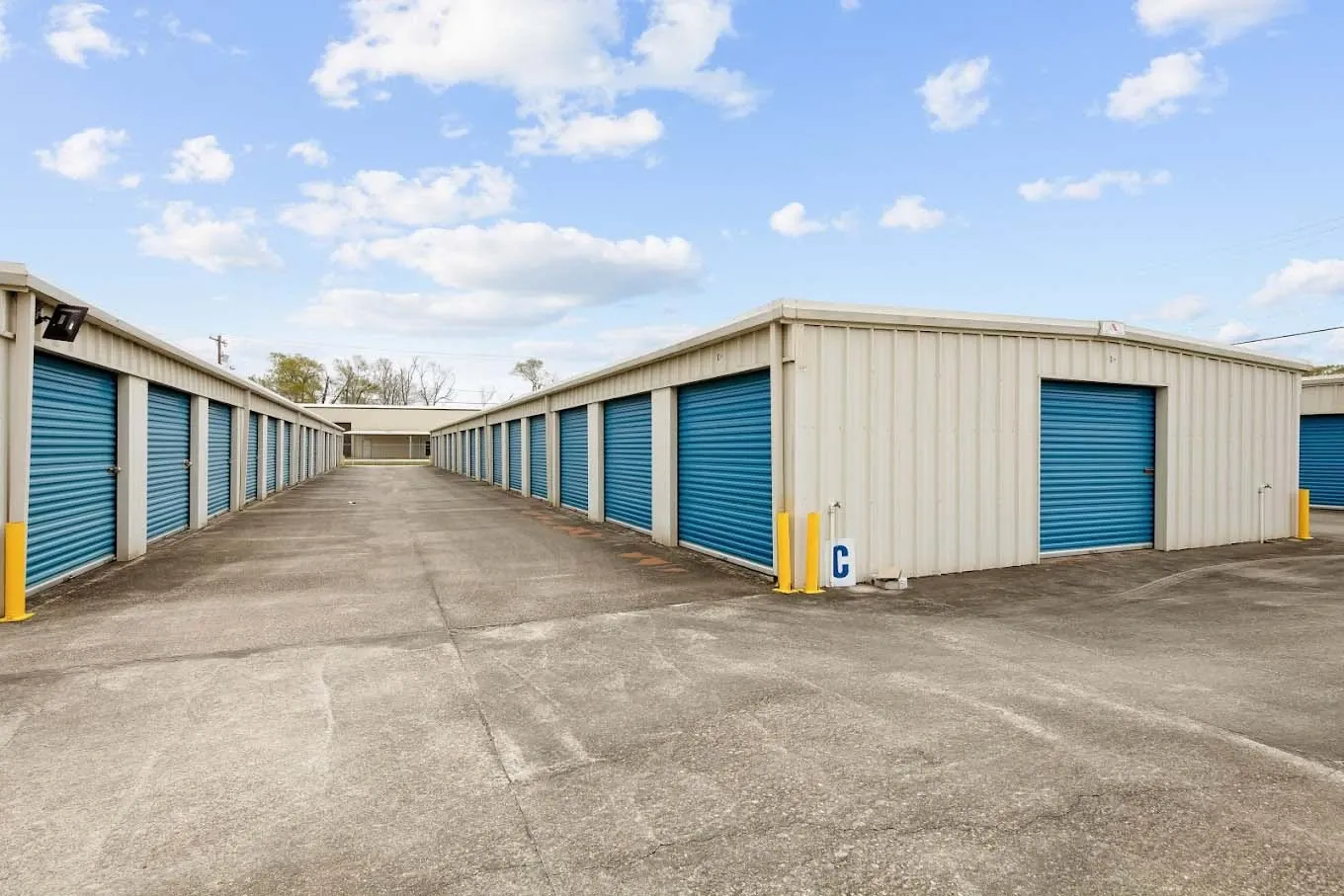 Drive up storage units