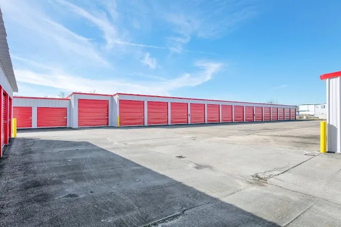 A block of storage units.