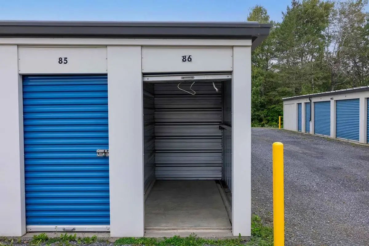Interior of storage unit 86.