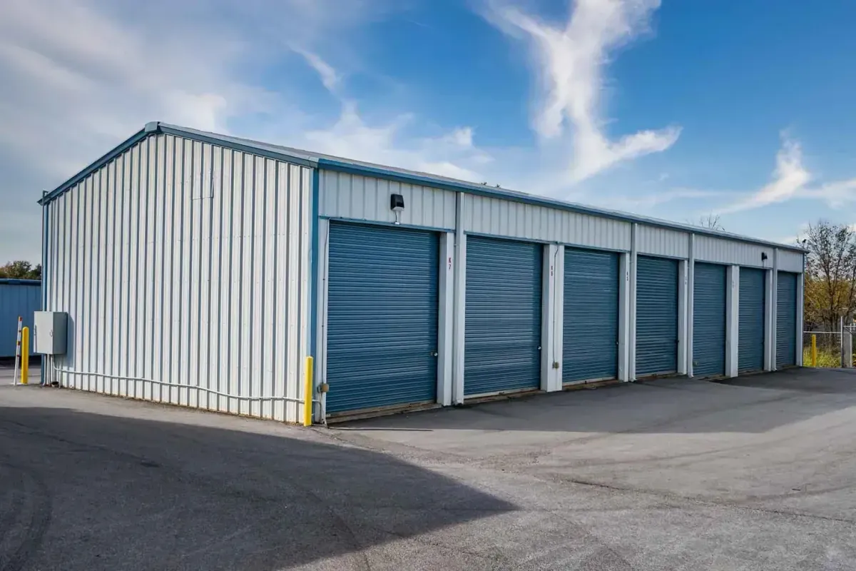 A few tall storage units.