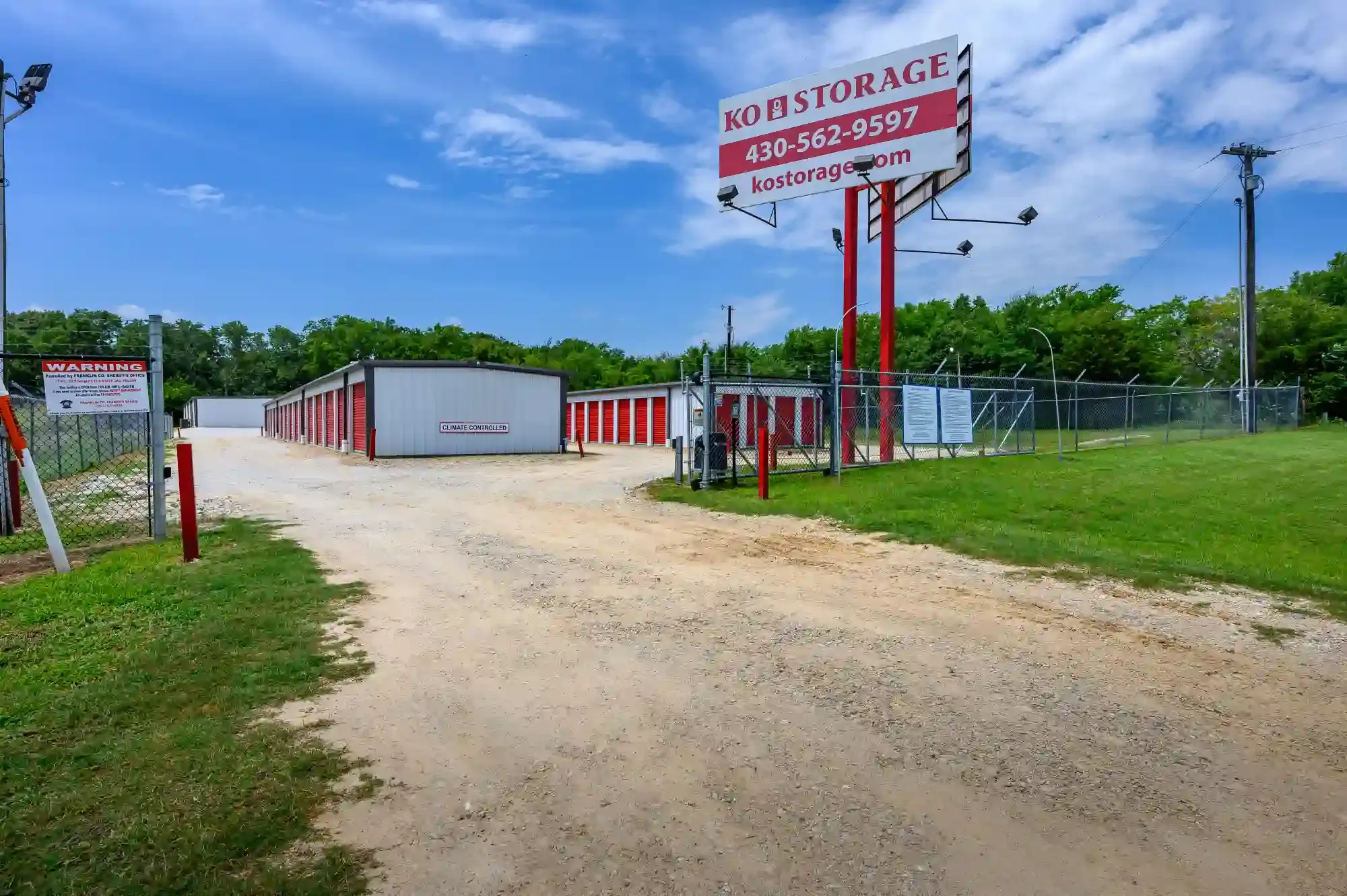 Gated Storage facility 