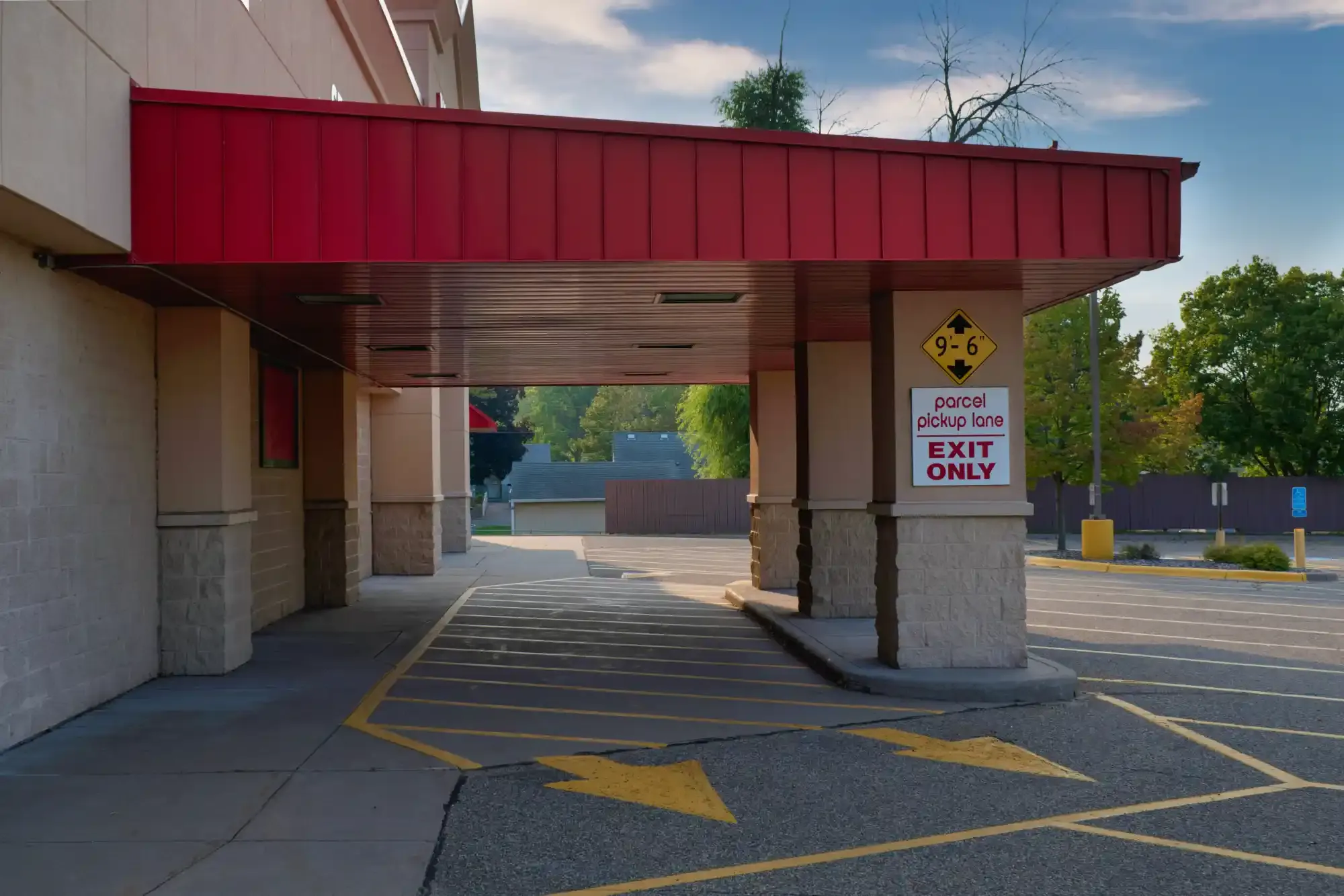A drive-up area at the Red Wing facility.