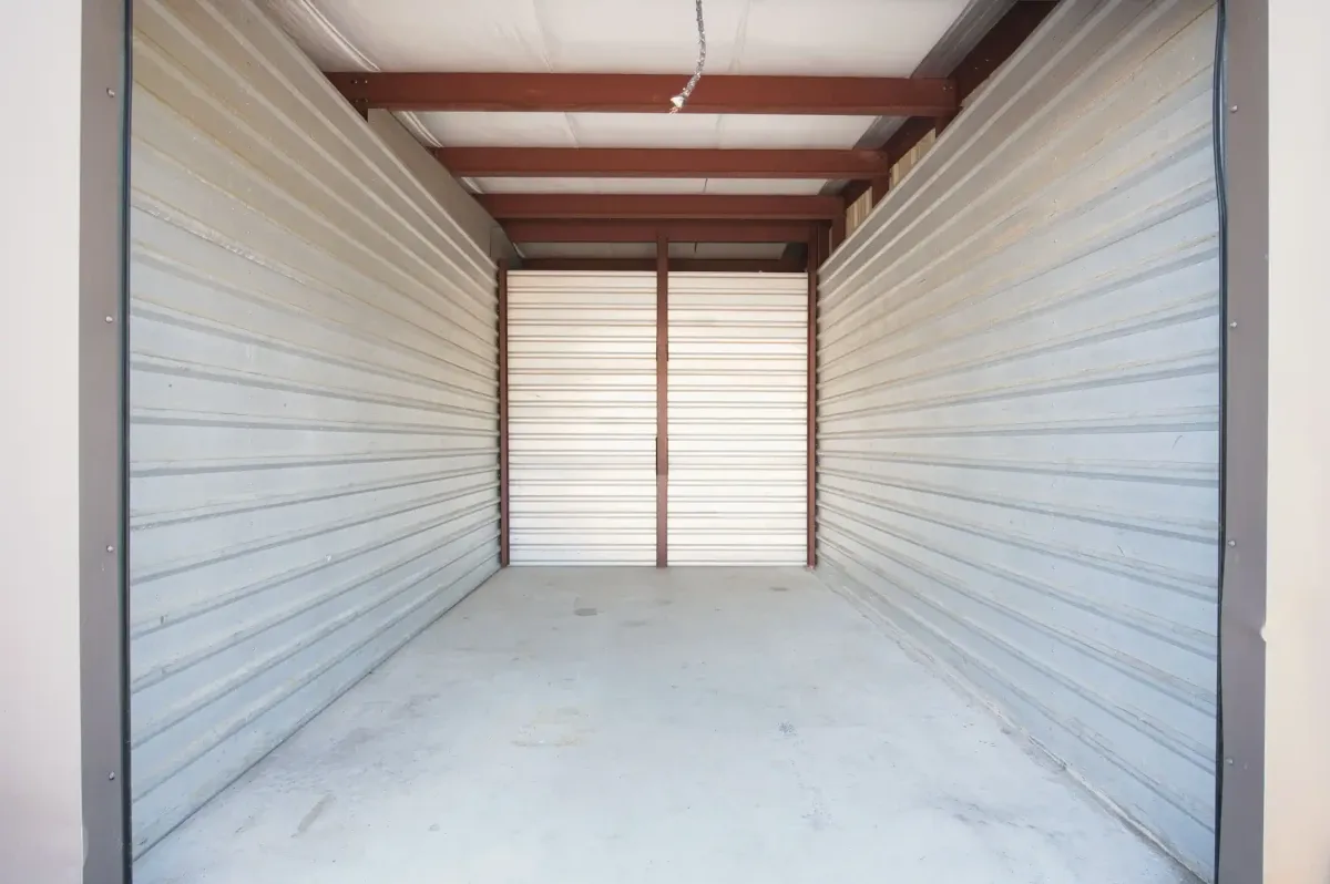 Inside of a medium storage unit.